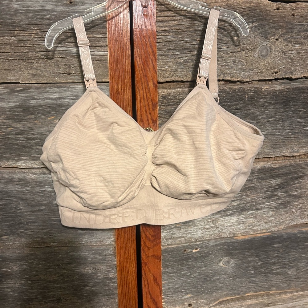 Kindred Bravely Beige Bra Size XXL - Busty. With Extender.